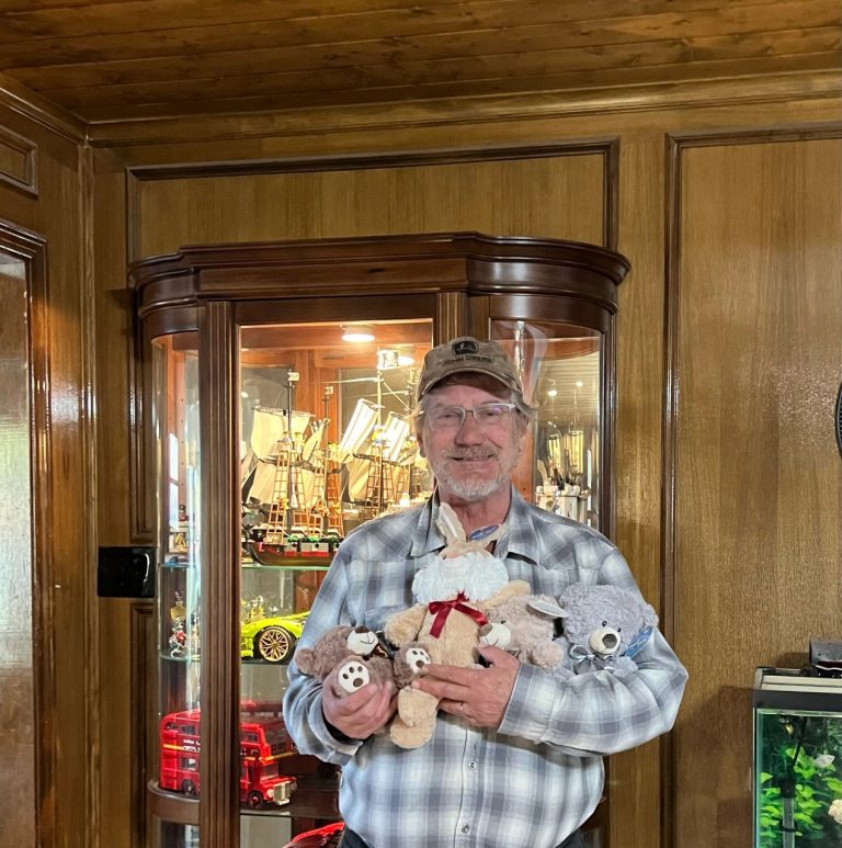 Jon Dyess started Teddy Bear Task Force of Ellis County to collect teddy bears for children and seniors who are in need of comfort. (Courtesy of Jon Dyess)