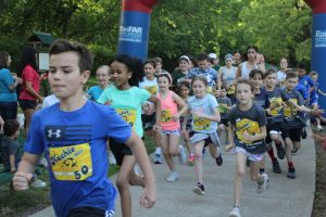 Children of all ages competed in the one-mile race as part of the Hachie 50 event Friday. (Courtesy of Patty Hullett)